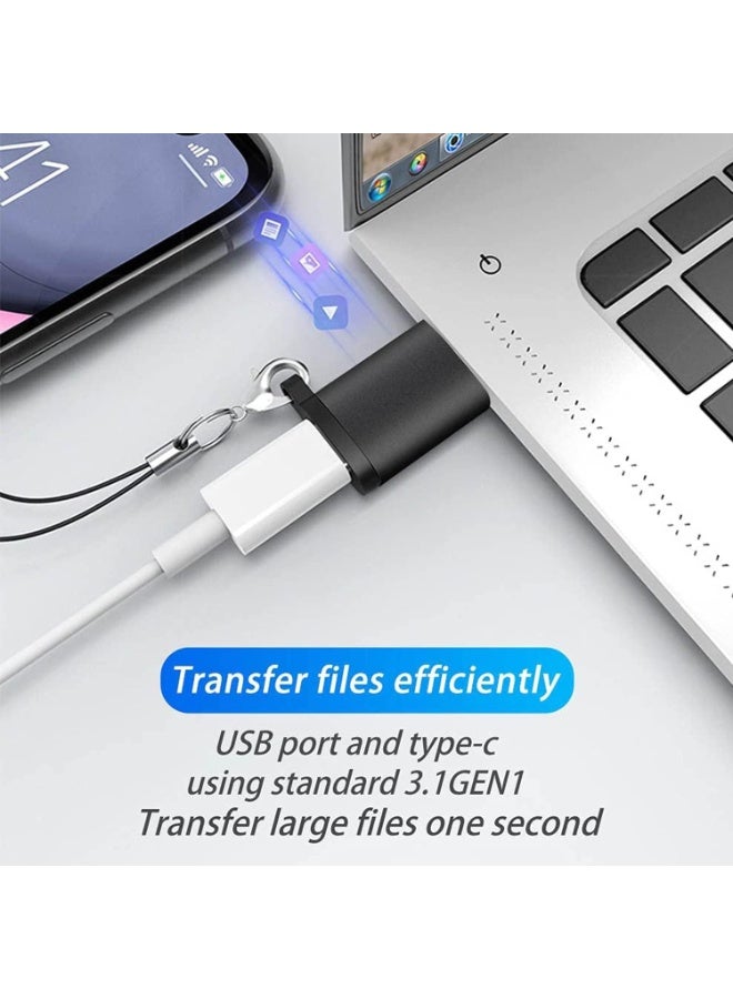 تايكوم محول من النوع C إلى USB 3.0، عبوتان، OTG من النوع C أنثى إلى USB 5 جيجابت في الثانية، النوع C 3.1 متوافق مع أجهزة MacBook Pro و iPad Pro وأجهزة الكمبيوتر المحمولة، توصيل الطاقة والمزيد. - Image 2